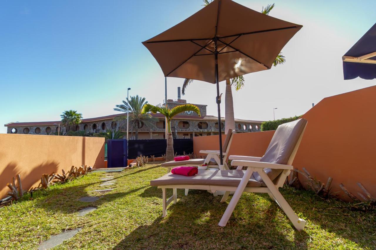 Duplex Meloneras With Free Wifi And Private Garden Villa ภายนอก รูปภาพ